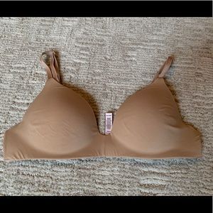 Beige Wireless Bra